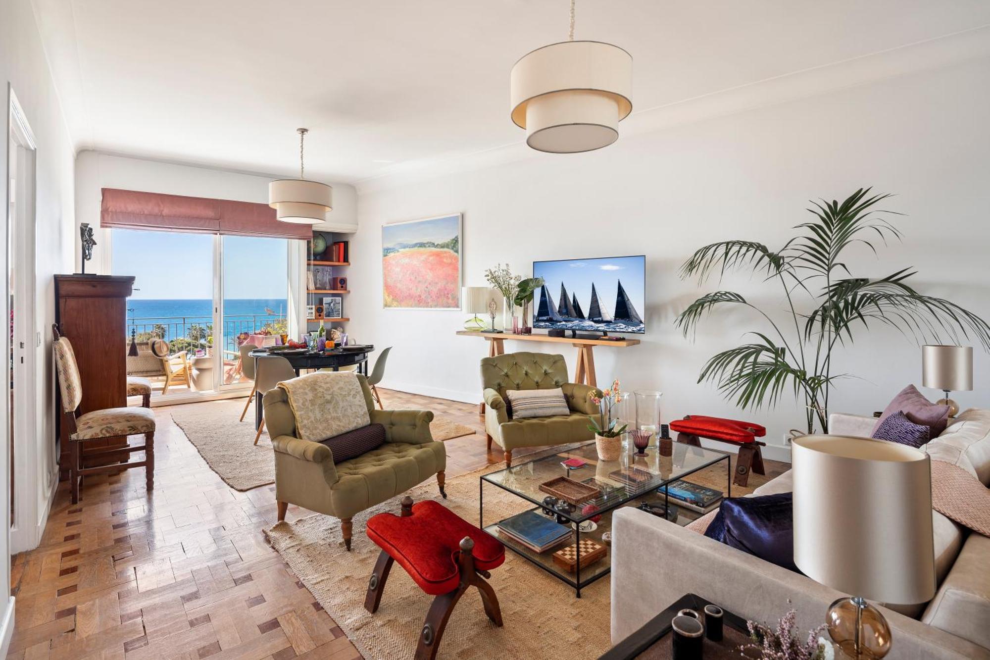 ניס Unique Sea View Apartment, Center, 100M2 מראה חיצוני תמונה
